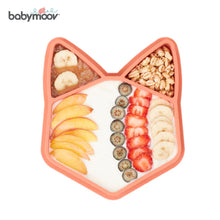 Load image into Gallery viewer, Babymoov Eats' ISY Silicone Suction Animal Plate - FOX/DOG