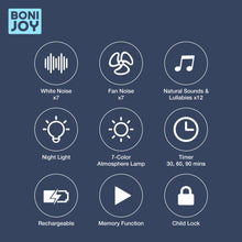 Load image into Gallery viewer, BONIJOY WHITE NOISE MAKER- Your Ultimate Companion for Restful Nights and Serene Days