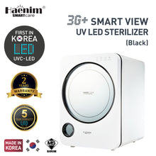 Load image into Gallery viewer, HAENIM 3G+ SMART VIEW UVC-LED ELECTRIC STERILIZER - WHITE BLACK