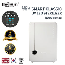 Load image into Gallery viewer, 4G+ SMART CLASSIC HAENIM UVC-LED ELECTRIC STERILIZER - GREY METAL
