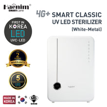 Load image into Gallery viewer, 4G+ SMART CLASSIC HAENIM UVC-LED ELECTRIC STERILIZER - WHITE METAL