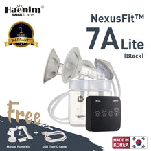 Load image into Gallery viewer, Haenim NexusFit™ 7A-LITE Ultraportable Electric Breast Pump - Black
