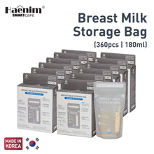 Load image into Gallery viewer, Haenim Disposable Breast Milk Storage Bag 180ml