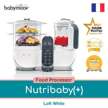 Load image into Gallery viewer, Babymoov Nutribaby (+) Baby Food Processor - Loft White