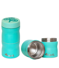 Load image into Gallery viewer, ZoLi POW THIS & THAT Mint Modular Vacuum Insulated Stackable Food Containers