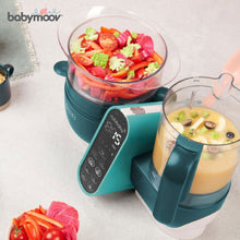 Load image into Gallery viewer, Babymoov Nutribaby (+) Baby Food Processor - Loft White &amp; Industrial Grey &amp; Opal Green
