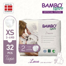 Load image into Gallery viewer, Bambo Nature Dream Mini (XS) - Size 2, 32pcs/pack
