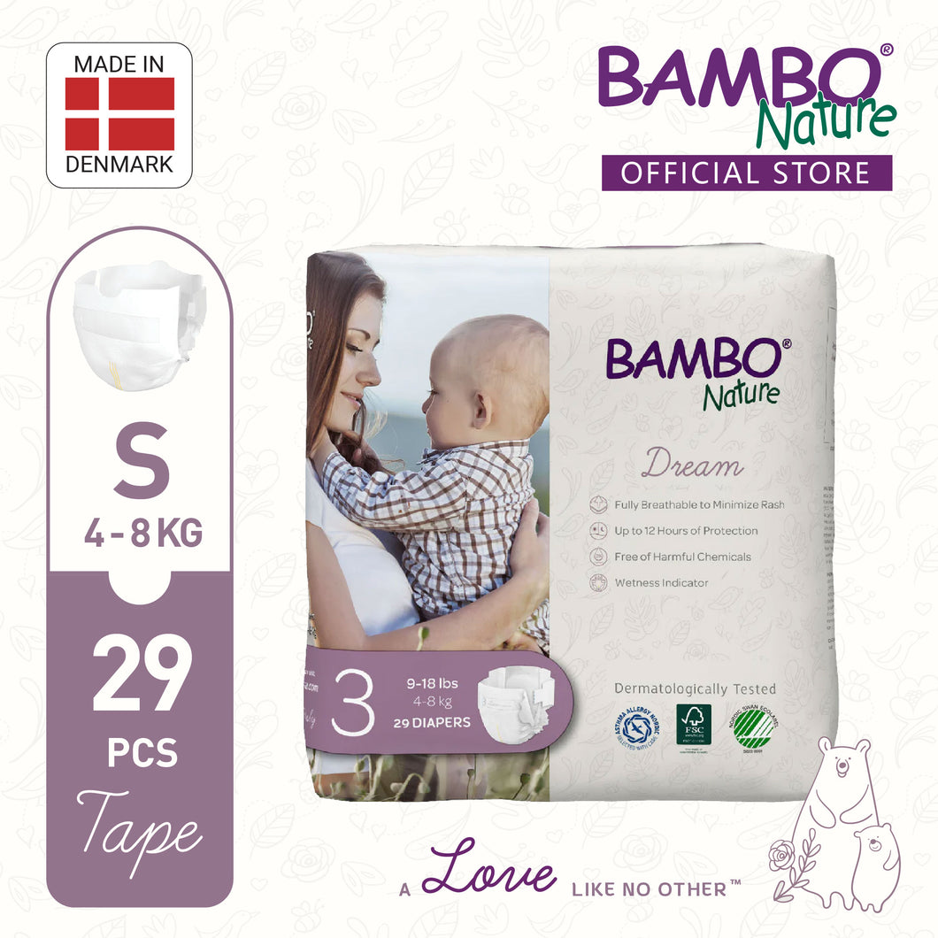 Bambo Nature Dream Midi (S) - Size 3, 29pcs/pack