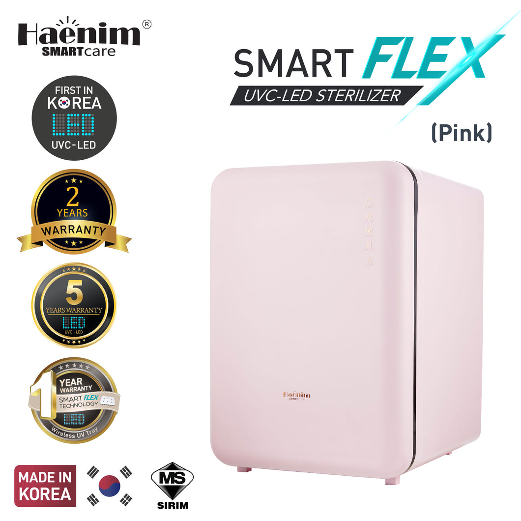 [NEW LAUNCH] HAENIM F5 SMART FLEX UV-C LED ELECTRIC STERILIZER(PINK)