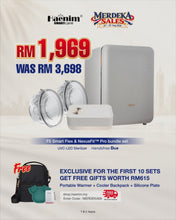 Load and play video in Gallery viewer, HAENIM F5 UV-C LED Sterilizer BUNDLE NexusFit™ Pro Handsfree Duo Breast Pump
