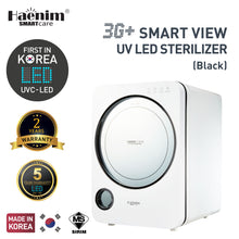 Load image into Gallery viewer, HAENIM 3G+ SMART VIEW UVC-LED ELECTRIC STERILIZER - WHITE BLACK
