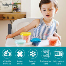 Load image into Gallery viewer, Babymoov Babybols Food Container 180ml (Set of 6)
