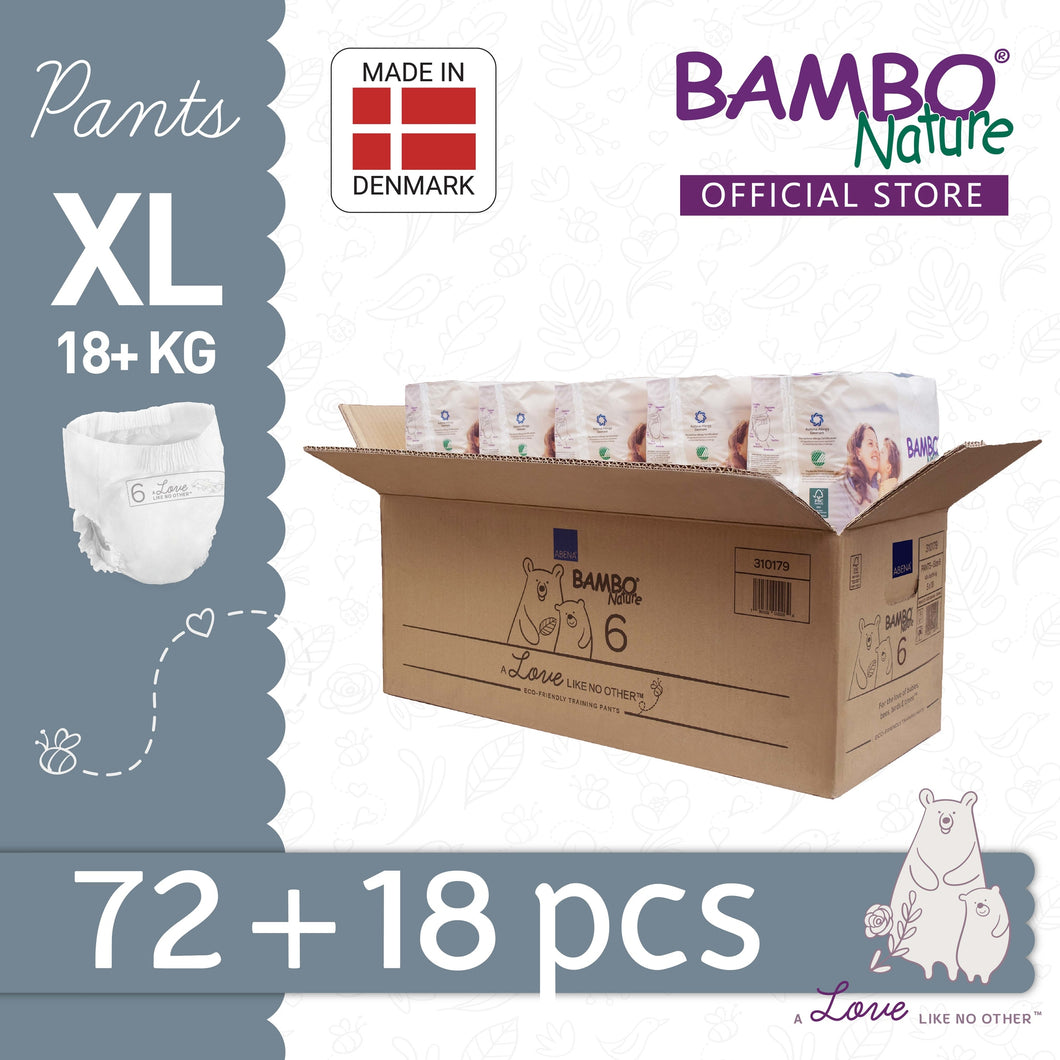 [BUNDLE] Bambo Nature Dream Pants (XL) - Size 6, (72+18pcs)
