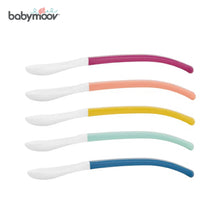 Load image into Gallery viewer, Babymoov 2nd Age Baby Spoon -  Set of 5 (Multi Color)
