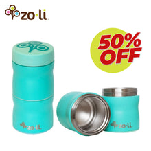 Load image into Gallery viewer, ZoLi POW THIS &amp; THAT Mint Modular Vacuum Insulated Stackable Food Containers
