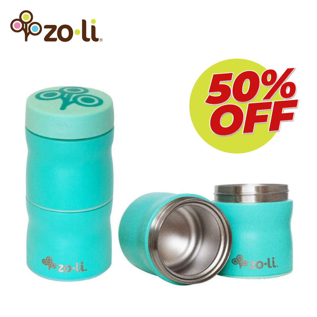 ZoLi POW THIS & THAT Mint Modular Vacuum Insulated Stackable Food Containers