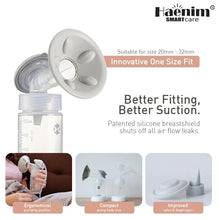 Load image into Gallery viewer, Haenim NexusFit™ 7V+ Portable Electric Breast Pump - White Gold
