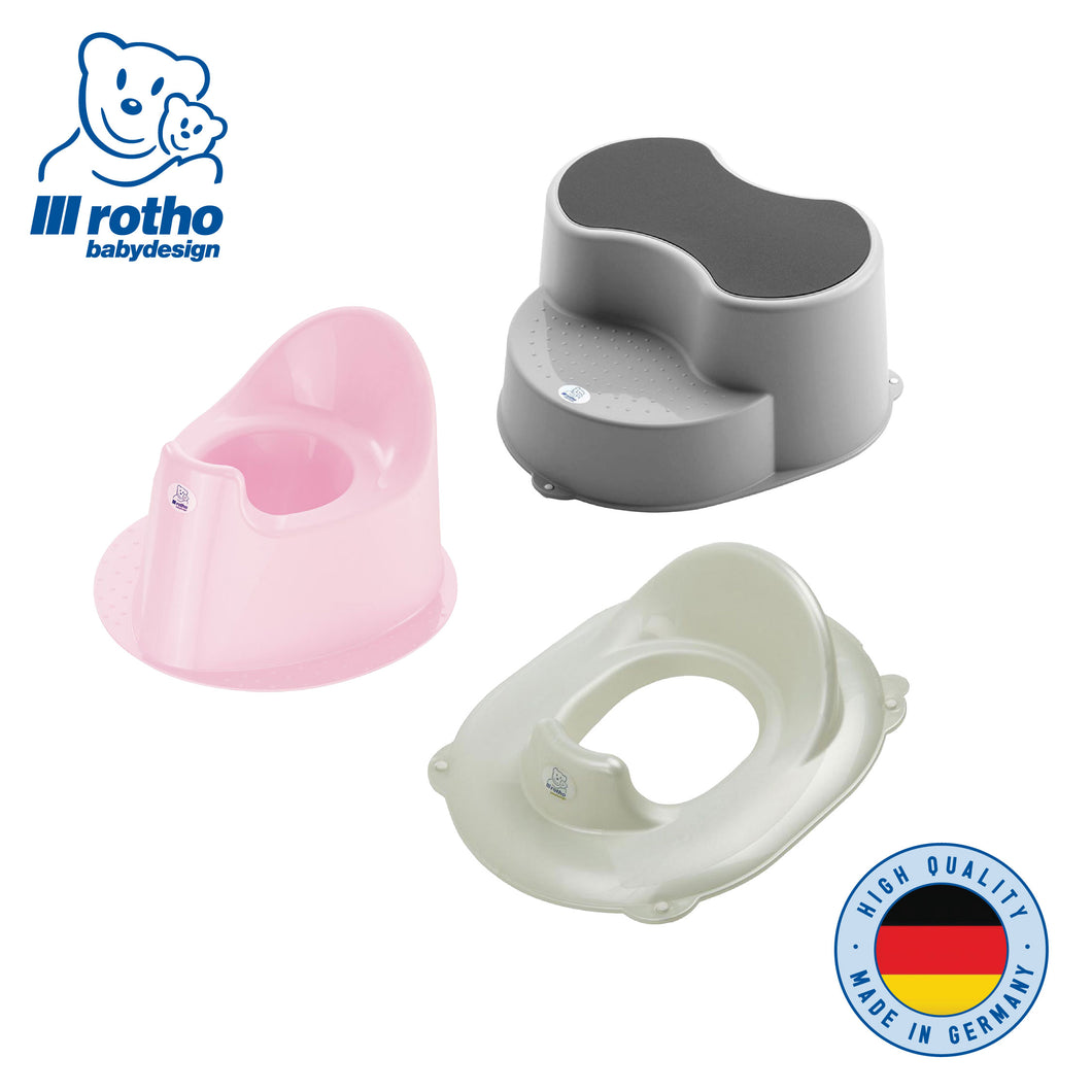 Toddler Training & Safety Set (Potty + Toilet Seat + Step Stool) [Made In Germany]