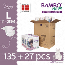 Load image into Gallery viewer, [BUNDLE] Bambo Nature Dream Junior (L) - Size 5, (135 + 27pcs)
