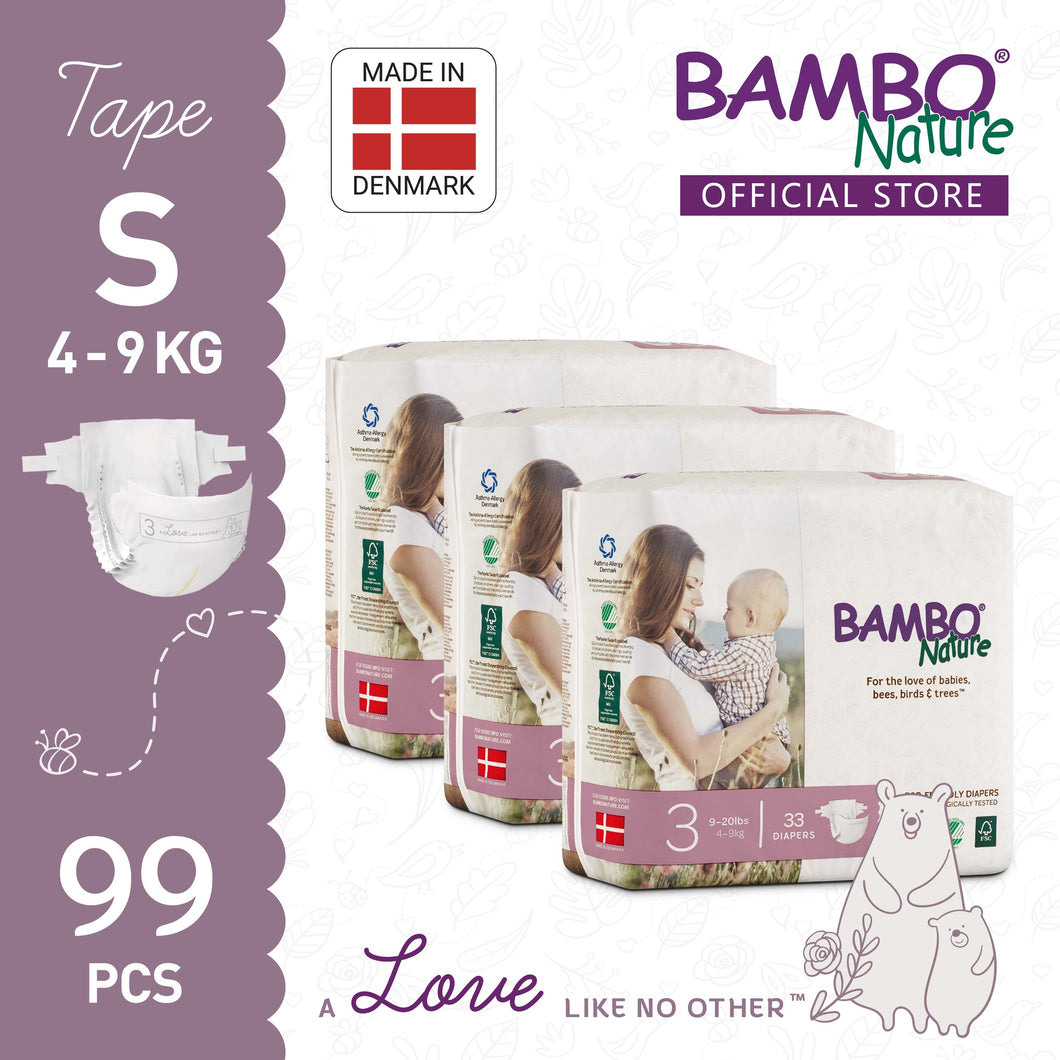 [BUNDLE] Bambo Nature Dream Maxi (S) - Size 3, 87pcs