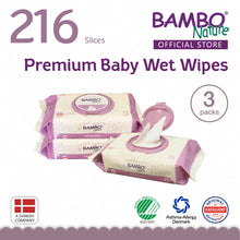 Load image into Gallery viewer, Bambo Nature Dream BNG Wet Wipes (216 pcs)

