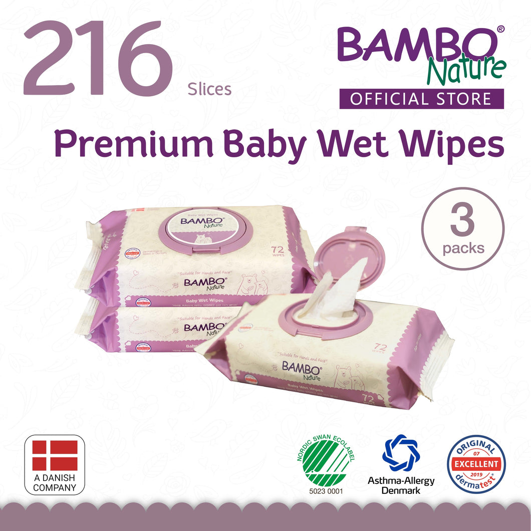 Bambo Nature Dream BNG Wet Wipes (216 pcs)