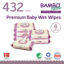Load image into Gallery viewer, Bambo Nature Dream BNG Wet Wipes (432 pcs)
