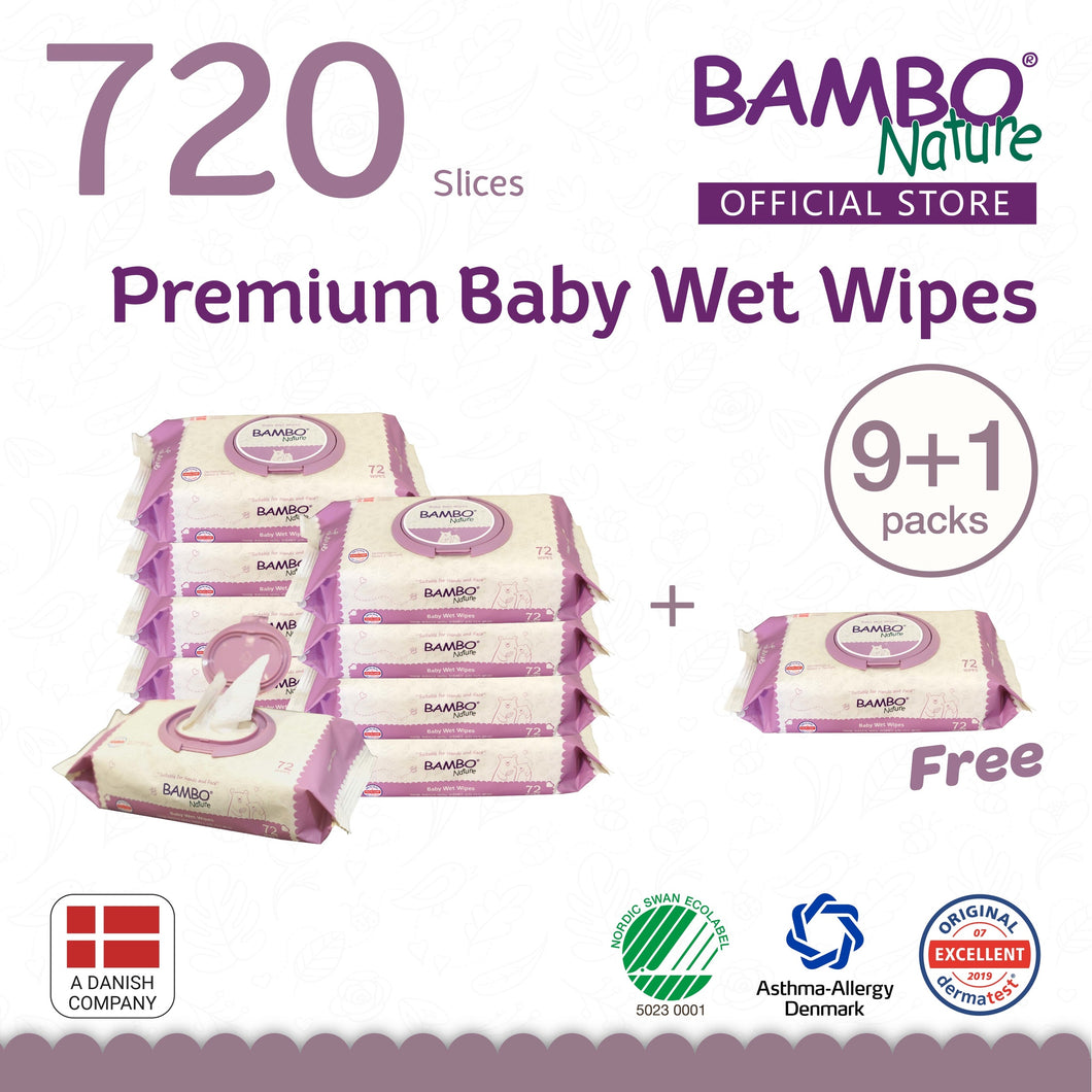 Bambo Nature Dream BNG Wet Wipes (720 pcs)