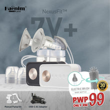 Load image into Gallery viewer, Haenim NexusFit™ 7V+ Portable Electric Breast Pump - Black Gold
