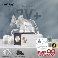 Load image into Gallery viewer, Haenim NexusFit™ 7V+ Portable Electric Breast Pump - White Gold
